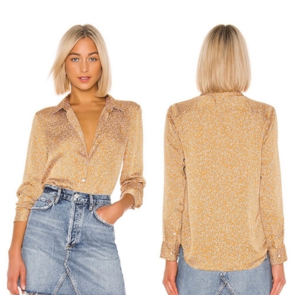 EQUIPMENT
Ocre Leema Floral-Print Shirt